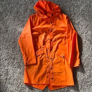 Rains Orange Women's Jacket